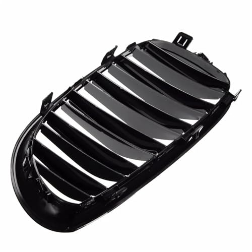 Parrilla delantera para Serie 5 E60 E61 520i 545i tipo riñón negro 6