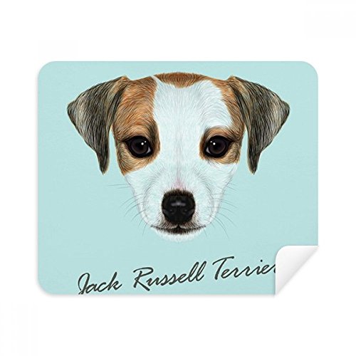 Chiffon de nettoyage en tissu suédé Jack Russell pour optiques