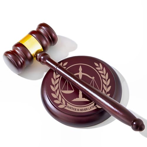 La Mejor Selección de Mazas de madera disponible en línea para comprar. 45 Juego de mazos de madera y bloques de sonido, gavel de juez, gavel para reuniones, gavel de madera para sala de audiencia, juego de martillos y martillos de jueces simulados, mazo...