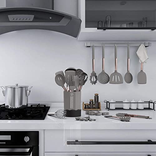 Silicone-Cooking-Utensil-Set-Fungun-24pcs-Silicone-Cooking-Kitchen-Utensils-Set-Non-stick-Heat-Resistant-Best-Kitchen-Cookware-with-Copper-Stainless-Steel-Handle-GrayBPA-Free-Non-Toxic Silicone-Cooking-Utensil-Set-Fungun-24pcs-Silicone-Cooking-Kitchen-Utensils-Set-Non-stick-Heat-Resistant-Best-Kitchen-Cookware-with-Copper-Stainless-Steel-Handle-GrayBPA-Free-Non-Toxic