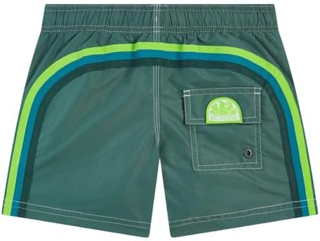 Costume Da Bagno Sundek Junior - Tricolore, Idrorepellente, Elastico, Fluorescente Per Bambini - Foto 8
