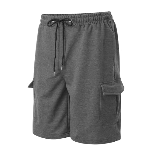Shorts cargo deportivos para hombre con múltiples bolsillos miniatura 5