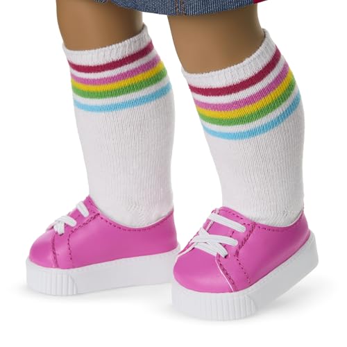 Image of American Girl, Truly Me 18-inch Doll #122 with Brown Eyes, Straight Dark-Brown Hair, Tan Skin, for Ages 6+