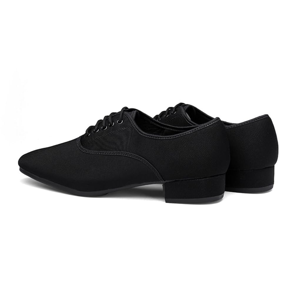 Herren-Ballsaal-Tanzschuhe, professionelle Schnür-Tanzschuhe, 2,5 cm Absatz, lateinamerikanische Salsa-Tango-Schuhe