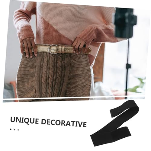 BESTYASH Women Adjustable Elastic Waist Belt Stretchy Tuck Band for Dresses and Shirts Versatile Woven Belt for Women Comfortable Adhesive Tape Style for Everyday Wear3