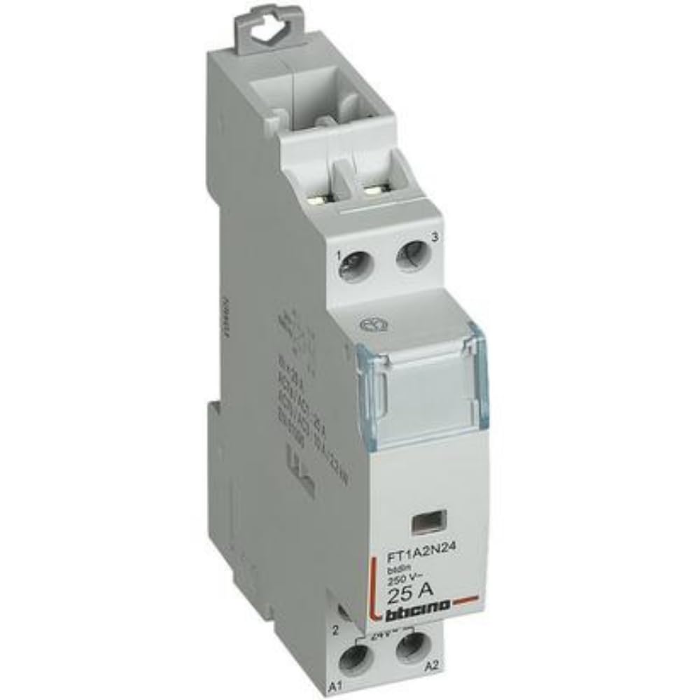 FT1A2N24 - BTICINO SPA BTDIN-CONTATTORE 2NO 25A BOB 24VAC AC3