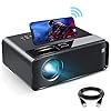 Mini Projector for iPhone, ELEPHAS 2020 WiFi Movie Projector with Synchronize Smartphone Screen, 1080P HD Portable…