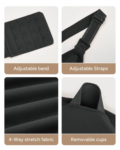 Image of Stelle Nursing Bras Maternity Bralette Seamless for Breastfeeding | Removable pads, Soft stretch fabric, One-hand clips, Pregnancy, Postpartum, Everyday comfort