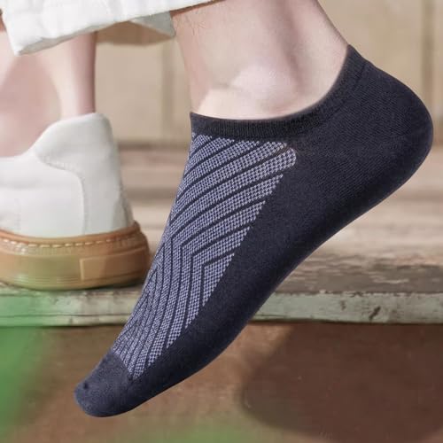 Image of YUEDGE Women's No Show Socks Breathable Invisible Ankle Socks Comfort lightweight Low Cut Socks For Women, 6 Pairs