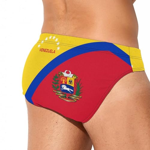Venezuela Flag Men's Swimsuit Bikini Briefs Sexy Swim Underwear Stretchy Briefs Quick Dry Swimwear2