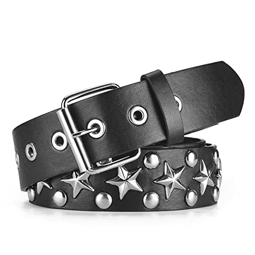 Goth Punk Belt Men's and Women's Punk Belt Belt Rivet Belt for Women and Men