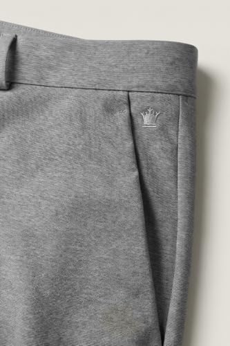 Image of Louis Philippe Men's Comfy Tapered fit Knitted & 4 Way Stretch Casual Trouser