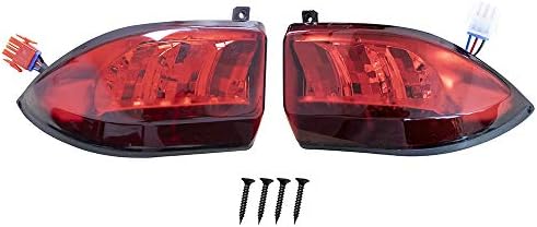 Club Car Precedent and Tempo LED Taillight Tail Light 2004-up Rear Light 12V 3 Wires,(2) Tail Light kit Replacements