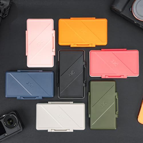 Image of Pink 36 Slots Memory Card Case Water-Resistant Anti-Shock Memory Card Wallet for 24 Micro SD SDXC SDHC TF Cards and 12 SD SDXC SDHC Cards