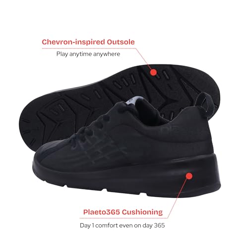 Image of Plaeto Nova Unisex School Shoes for Boys & Girls | Tilt Lacing, Breathable Canvas, PU Midsole for high Durability | Multiplay School Shoes Sports Shoes -Girl |Boy |Child |Kids |1 Year Warranty