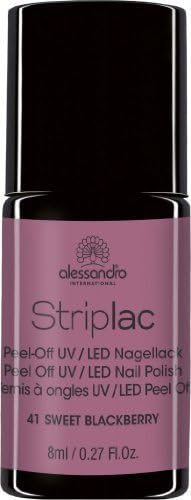 Striplac UV Nail Polish 8ml - 41 Sweet Blackberry by Alessandro Striplac