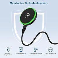 25W Magnetisches Induktive Ladestation für MagSafe Kabelloses Ladegerät für Samsung Galaxy S26 Ultra/S25/S24, Google Pixel 10 Pro XL/10a/9/9a, Wireless Charger Ladepad für iPhone 17 Pro/16/15/14/13/12 – Ansicht 6