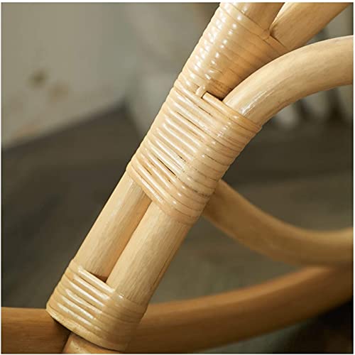 LSHAOBO Rattan Rocking Rocking Chair Reclining Chair Lazy Sofa Chair, Nordic, Suitable for Balcony Living Room Garden - Image 6