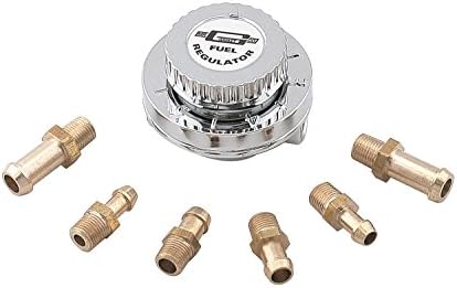Mr. Gasket - 9710 Fuel Press Regultr W/Hdwr, Chrome