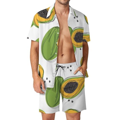 Chemise short et pantalon de plage ensemble homme pour éliminer la chaleur de l'été