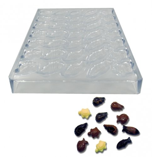 Plaque chocolat 35 fritures assorties, Matfer