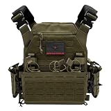 Invictus Templar Modular Tactical Vest - Made With 1000D CORDURA Nylon, Metal Quick Release Buckles...
