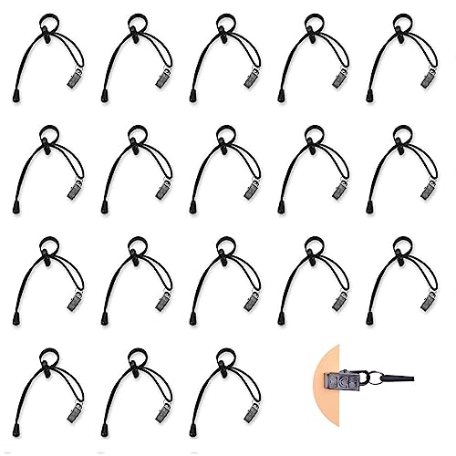 Support Fond Photo Studio, ensemble de pinces de serrage, support de pince de fond avec corde élastique rétractable, support de fond de photo, clip de fond en métal pour studio photo vidéo (18 pièces)