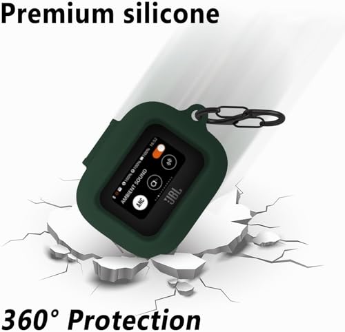 Image of Hamper Case Cover Compatible with JBL Live Beam 3 | Live Flex 3 | Live Buds 3 (Green)