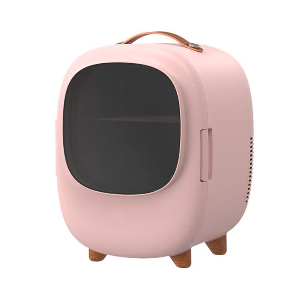 XIAOLIN Mini Lodówka Chłodniejsza I Cieplejsza, (8 Litera / 8 Puszka) Przenośna Kompaktowa Lodówka, Termoelektryczny Ac/Dc, Dom, Biuro I Samochód(Color:02)