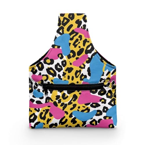 Image of Zebra Print Yarn Bag Small Yarn Storage Bag for Crocheting Hook Organizer Knitting Crochet Tote Bag Women Yarn Storage Bag Knitting and Crochet Supplies Small