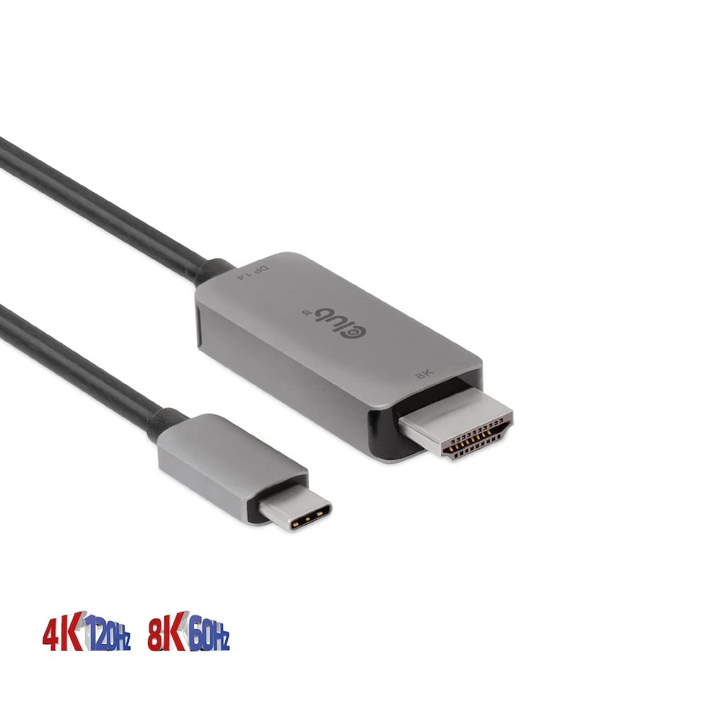 CLUB 3D CABLE USB 3.2 TYP C HDMI 2.1 HDR10 4K120HZ 3M AKT RETAIL