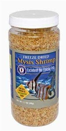 San Francisco Bay Brand Frasco de camarones Mysis liofilizados de 1.7 onzas (1.69 oz)