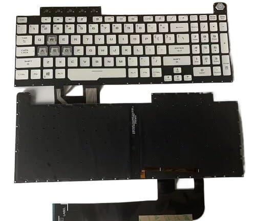 Clavier rétroéclairé pour ASUS TUF Gaming FX506HM FX506HC FA506IU blanc