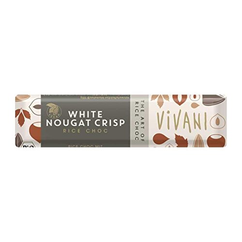 Vivani Organic White Nougat Crisp Chocolate 35G