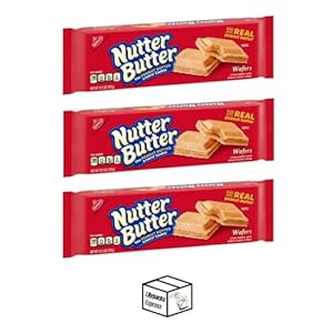 Nutter Butter Peanut Butter Wafer Cookies |10.5 oz | 3 Pack | Bundled By Lilypacks Epxress