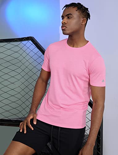 Zengjo Athletic Shirts for Men Quick Dry Short Sleeve Running Workout Gym T-Shirts Moisture Wicking Crewneck Tee2