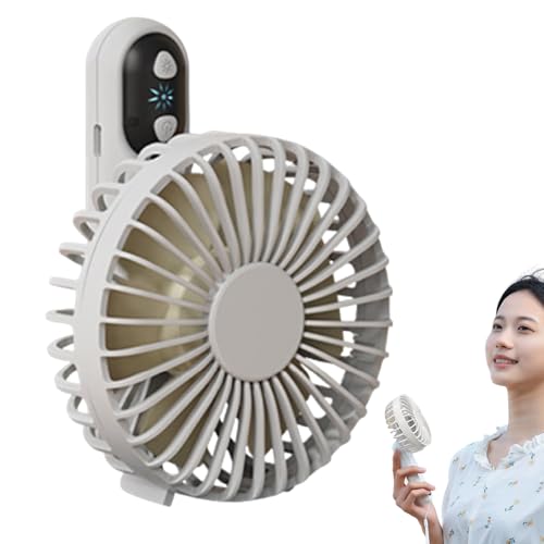 Niesel ventilatore portatile, ventilatore a mano ricaricabile,Ventilatore personale pieghevole Samll - da viaggio a mano per il raffreddamento ad aria a 3 velocità per il campeggio