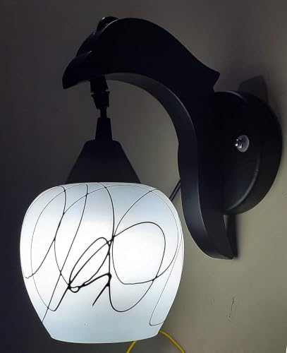 Image of GreyWings Dolphin Shape Wall Hanging Lamp, Brown and White,Bulb Not Included, Pack of 4