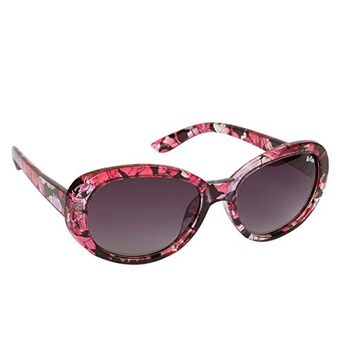 Image of Lee Cooper UV Protected Oval Women's Sunglasses - (LC9165NTBPOL PUR|54|Grey Color Lens)