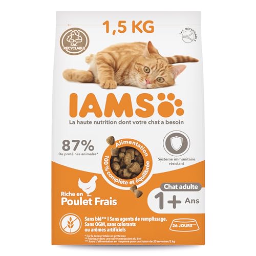 IAMS Advanced Nutrition - Croquettes Premium Chats Adultes - 100%