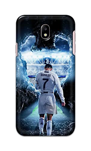 Image of Printed Hard Back Cover Case for Samsung Galaxy J7 Pro | Samsung Galaxy J7 2017 Back Cover (Footbal Legend) -1302