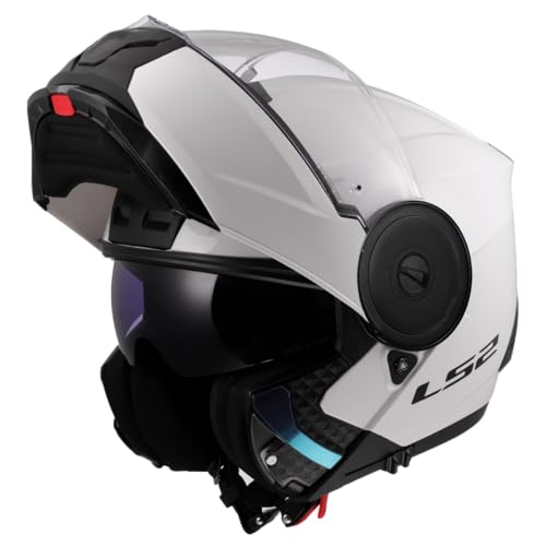 Casque modulable LS2 Scope II moto blanc taille S scope 2 solid gloss white
