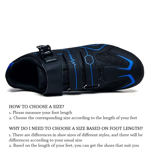 JiuQing MTB Cycling Shoes Men Mountain Bike Shoes Compatible with SPD 2-Bolts SPD Cleats for Outdoor Riding4