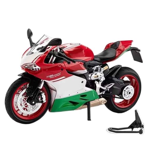 Ducati 1199 miniature 1:9 en alliage moulé avec détails réalistes