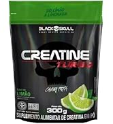 Creatine Turbo - 300g - Refil - Limão - BlackSkull - Creatina Monohidratada em pó, com carboidrat...