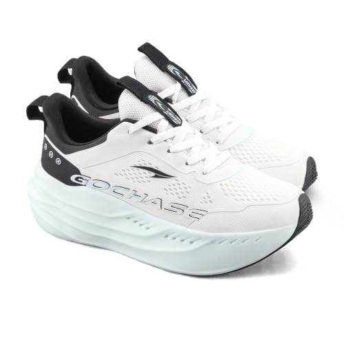 Image of ASIAN Aerofoam-01 Men's Running Shoes with Breathable Mesh Upper | Energy Return Sole, Lace-Up Fit & Lightweight Comfort