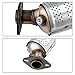 ZonCar Catalytic Converter Fit for Legacy 2000-2005,Outback 2000-2005,Impreza 2002-2005,Forester 1999-2005,Baja 2003-2006,9-2X 2005-2006,Catalyst 3 Pore,54573,1 PCS,EPA Compliant