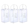 IJszak voor wijn Inklapbare Clear Ice Wine Emmer met handvat voor pubs Restaurants Home Transparent 3 stks