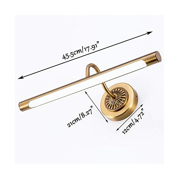 8W Modern LED Metall Spiegelleuchte Spiegellampe Wandleuchte Badezimmer Make Up Spiegel Licht Wasserdicht Beleuchtung… – Bild 10