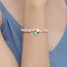 MOOGEEN Sister Gifts Natural Stone Sister Bracelet Gifts for Her Birthday Gift from Sisters Meaningful Colorful Jasper Adjustable Women Bracelet